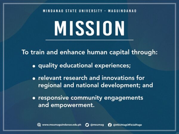 About - MSU-Maguindanao